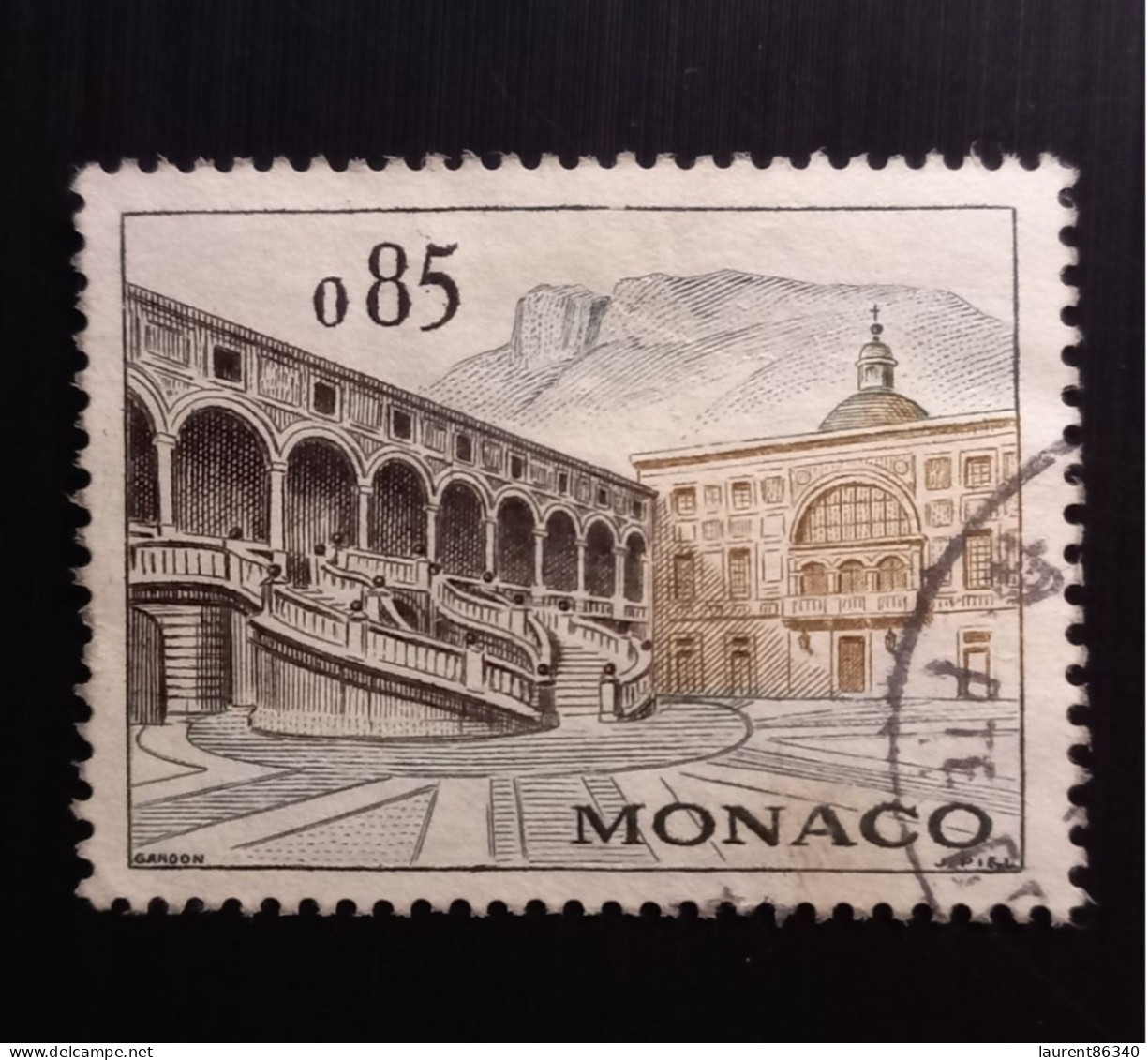 Monaco 1960 Buildings  Modèle: Decaris 8F Used - Oblitérés