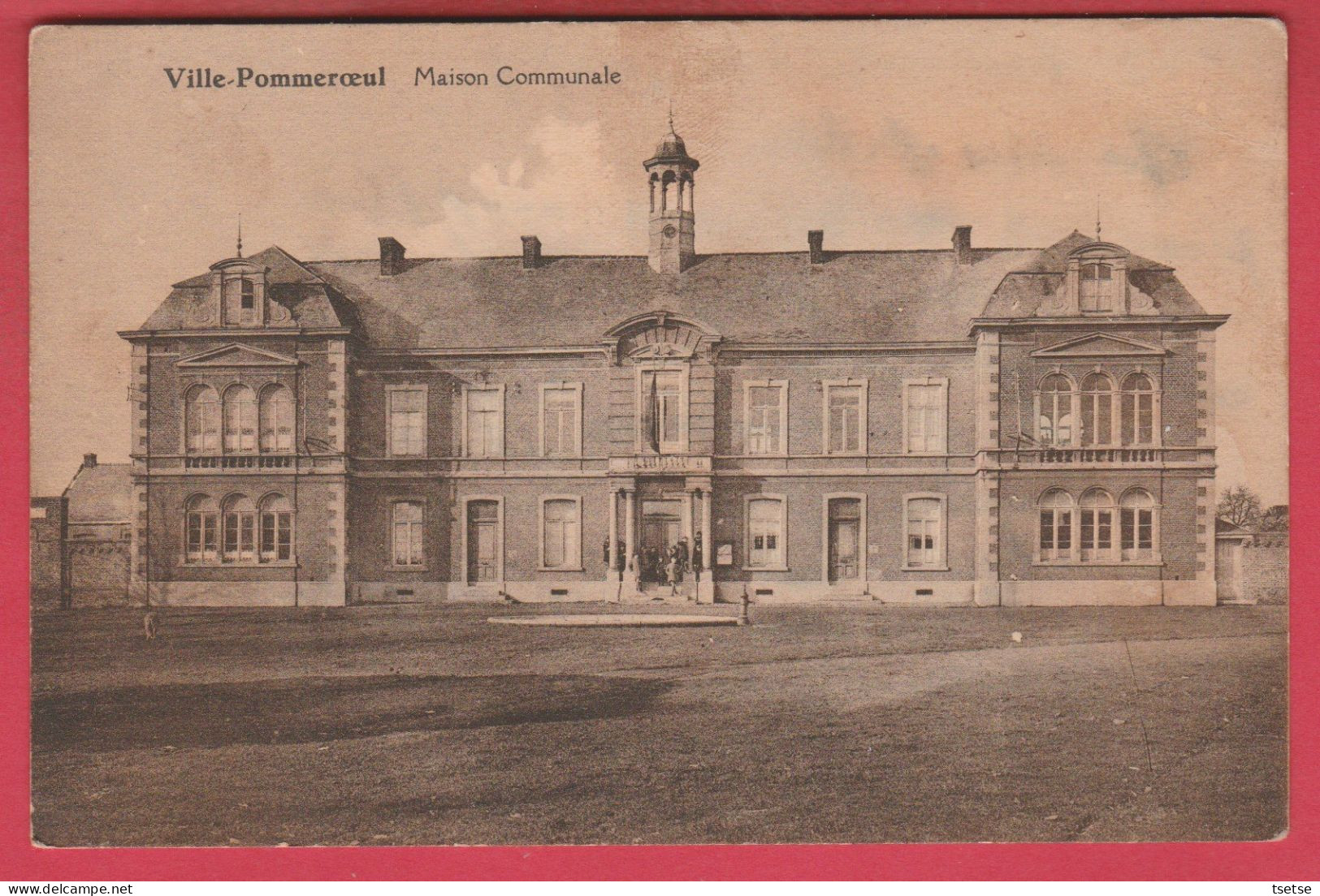 Ville-Pommeroeul - Maison Communale - 1937 ( Voir Verso ) - Bernissart