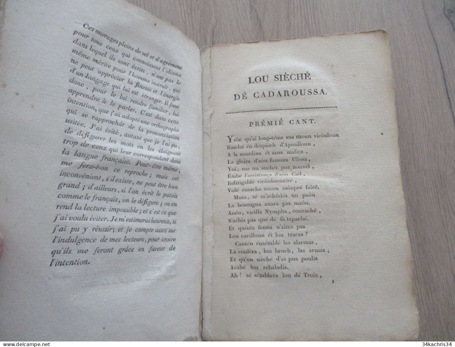 Provençal Félibre Lou Siéché Dé Caroussa Pouéma Patois Séguit... Segounda Editoun Montpéié Montpellier 136p - Poesía