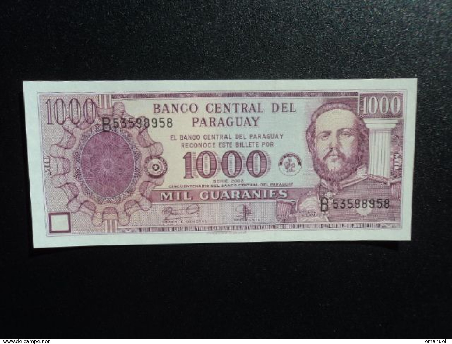 PARAGUAY * : 1000 GUARANIES    2002     P 221       NEUF - Paraguay