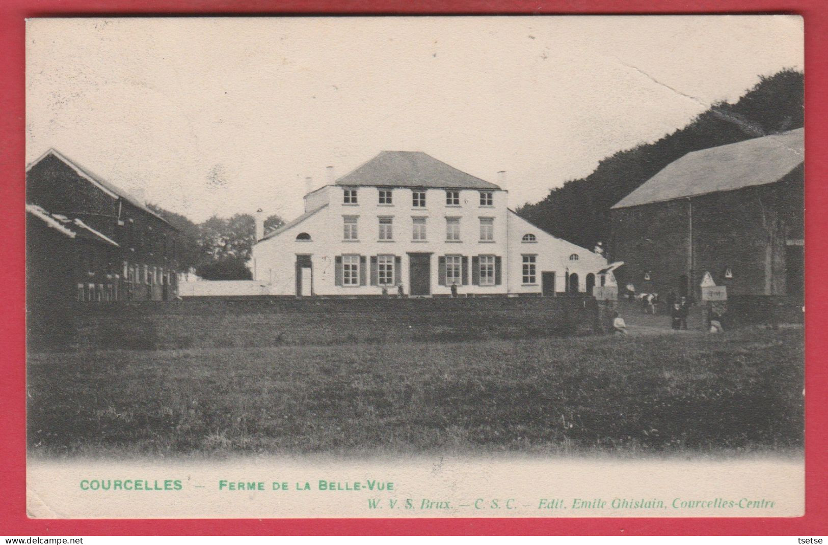 Courcelles - Ferme De La Belle-Vue - 1912 ( Voir Verso ) - Courcelles