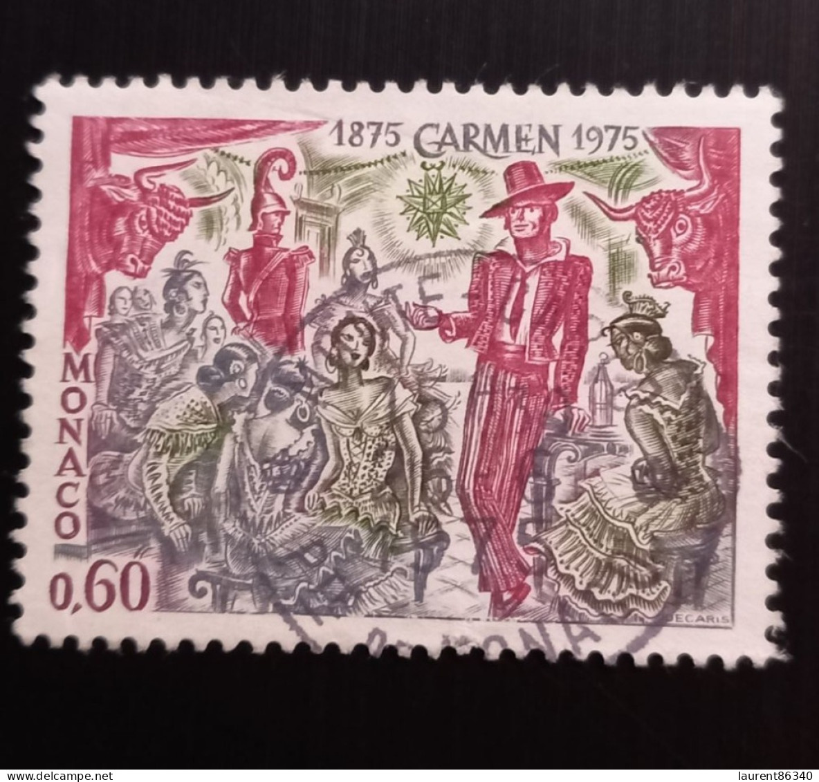 Monaco 1975 The 100th Anniversary Of Carmen Opera By Georges Bizet - Usados