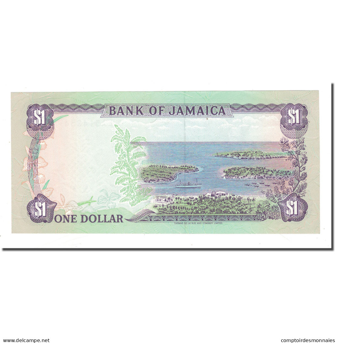 Billet, Jamaica, 1 Dollar, 1990, 1990-01-01, KM:68Ad, NEUF - Jamaique