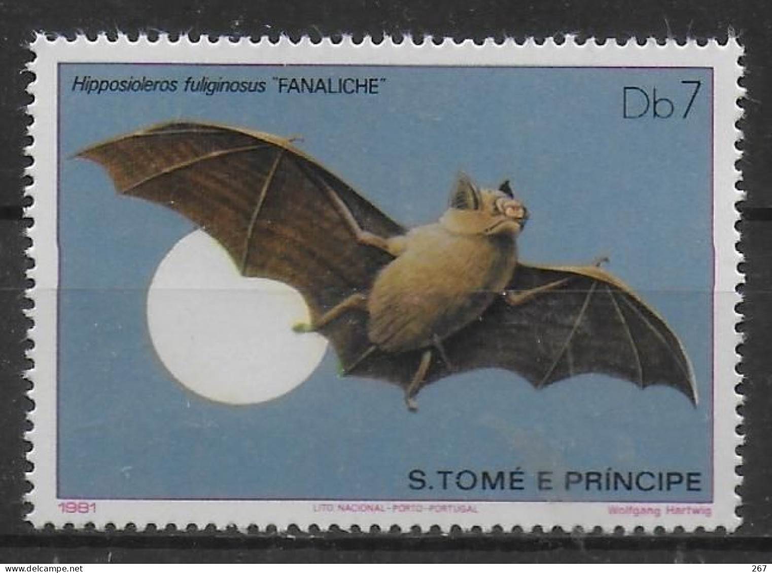 SAINT THOMAS ET PRINCE   N° 623   * *    Chauve Souris - Fledermäuse