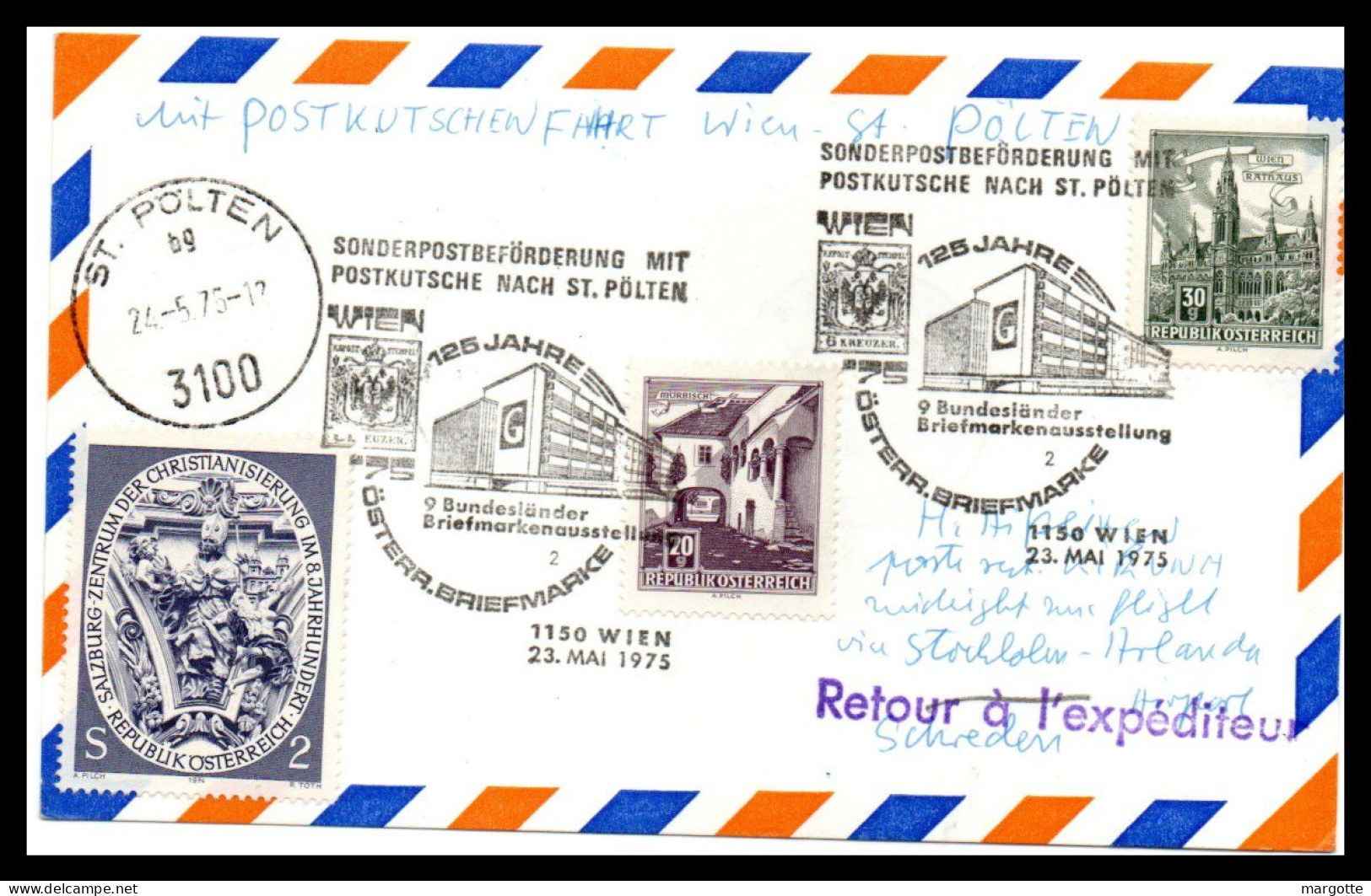 FFC Autriche  125 Jahre Osterr. Briefmarke  1975 - Briefe U. Dokumente