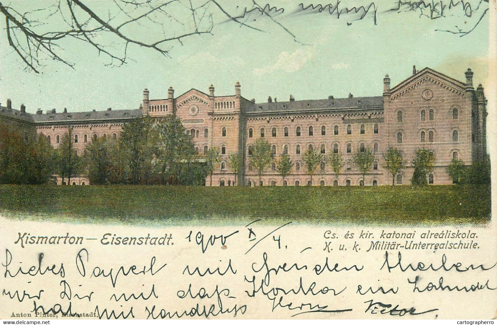 Austria Kismarton Eisenstatd K.U.K. Military School - Eisenstadt