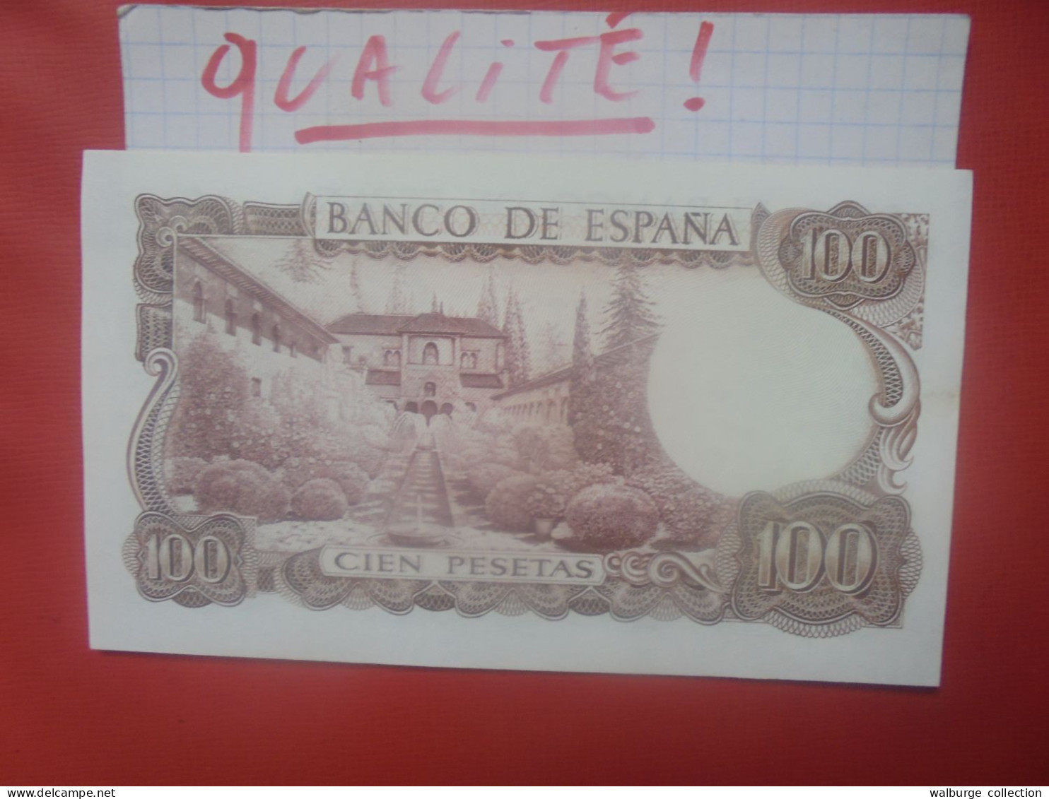 ESPAGNE 100 PESETAS 1970 Peu Circuler Belle Qualité (B.30) - 100 Pesetas