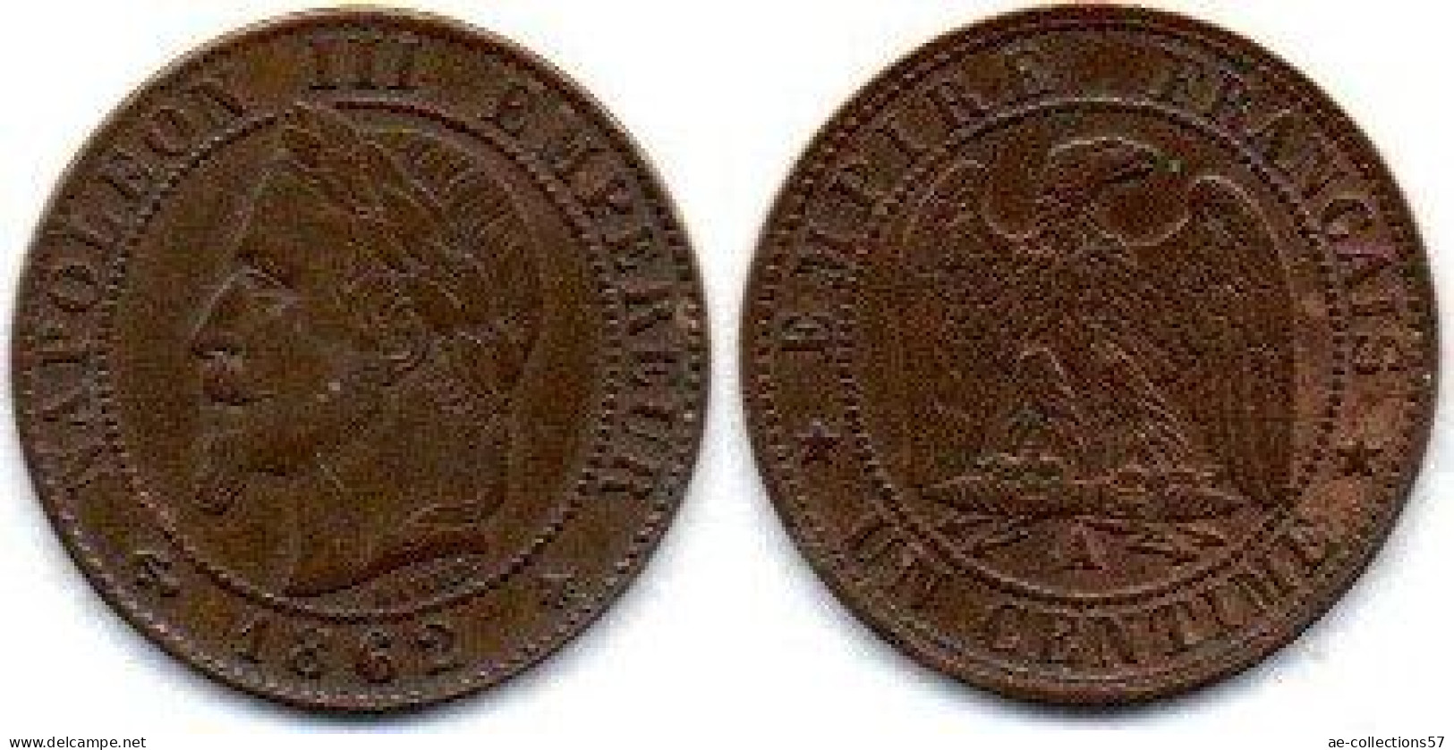 MA 26887 / 1 Centime 1862 A Napoléon III TTB - 1 Centime