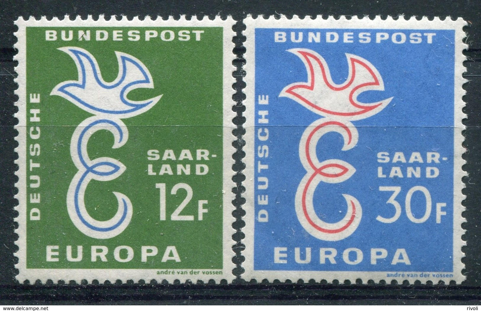 SARRE- Europa CEPT 1958- Série Neuve Xx N°421/22 - 1957