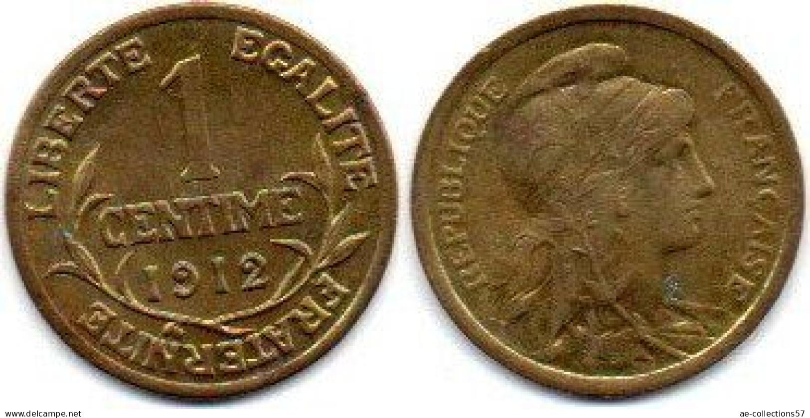 MA 27526 / 1 Centime 1912 SUP - 1 Centime