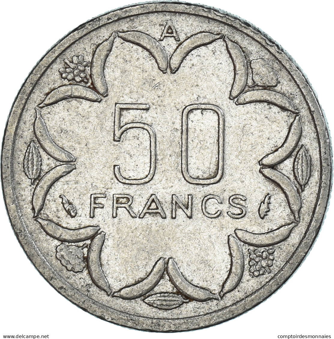 Monnaie, États De L'Afrique Centrale, 50 Francs, 1977 - Central African Republic