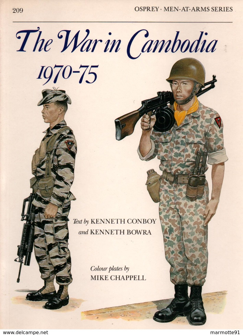 OSPREY WAR IN CAMBODIA 1970 1975 GUERRE CAMBODGE - Inglés