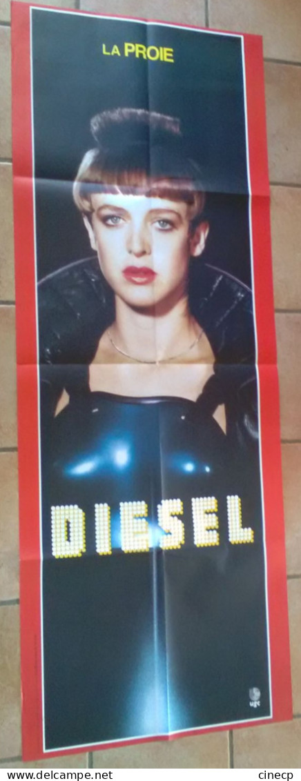 AFFICHE CINEMA FILM DIESEL Robert KRAMER Agnès SORAL 1985 TBE SCIENCE FICTION PANTALON PORTRAIT LA PROIE - Affiches & Posters