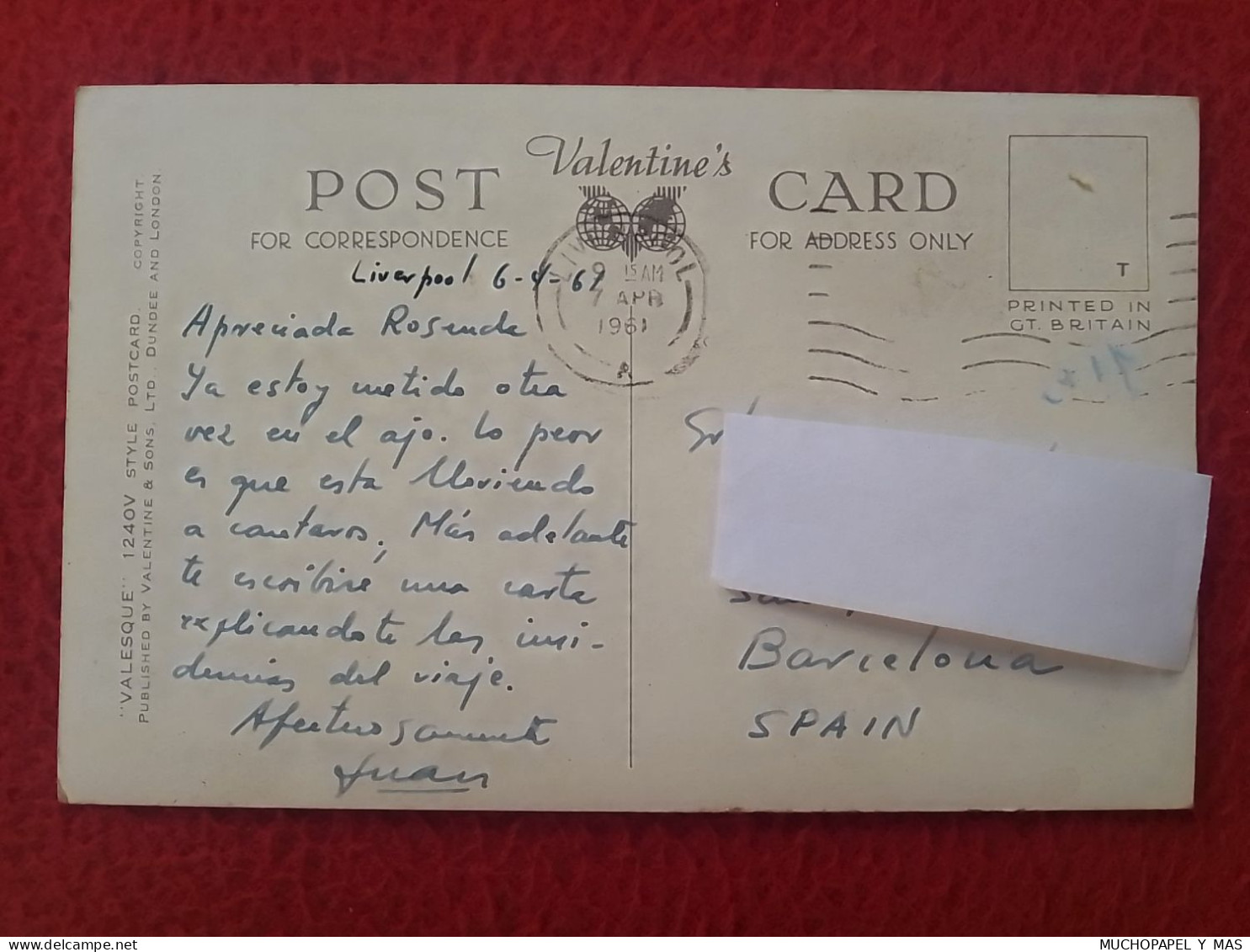 POSTAL POST CARD KINGSWAY AND ENTRANCE TO MERSEY TUNNEL TUNEL LIVERPOOL INGLATERRA ENGLAND UK UNITED KINGDOM POSTKARTE.. - Liverpool