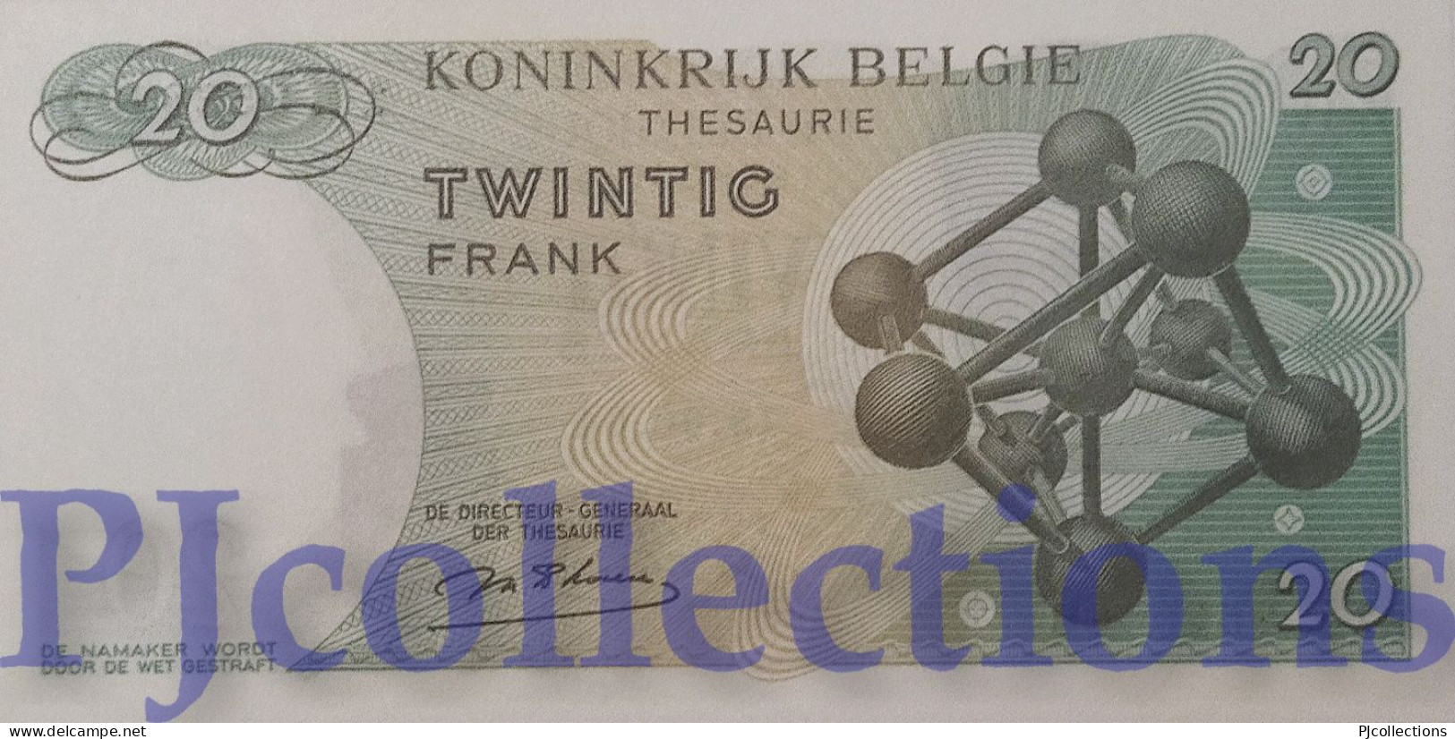 BELGIO - BELGIUM 20 FRANCS 1964 PICK 138 UNC - 20 Francs