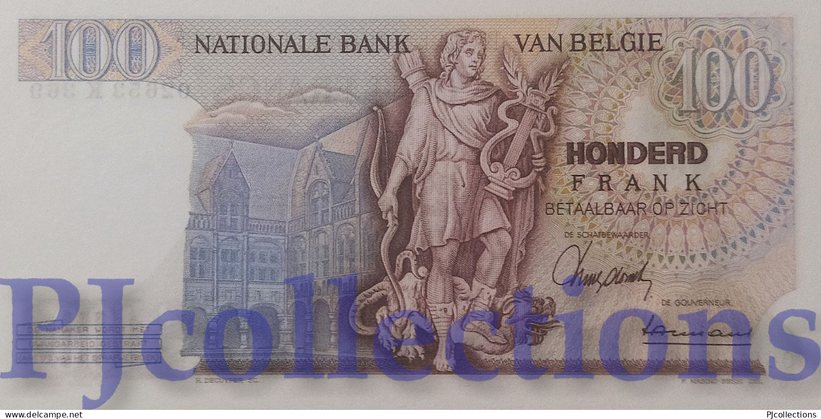 BELGIO - BELGIUM 100 FRANCS 1965 PICK 134a UNC - 100 Francs