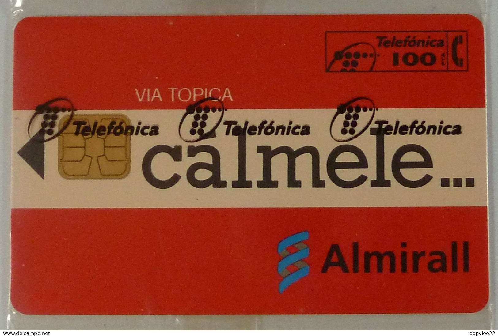 SPAIN - Chip - 100 Units - P-097- Calmele - Mint Blister - Emissions Privées