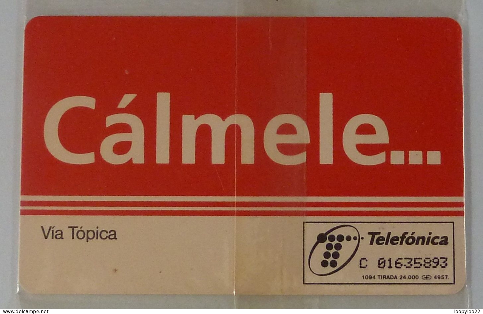 SPAIN - Chip - 100 Units - P-097- Calmele - Mint Blister - Private Issues