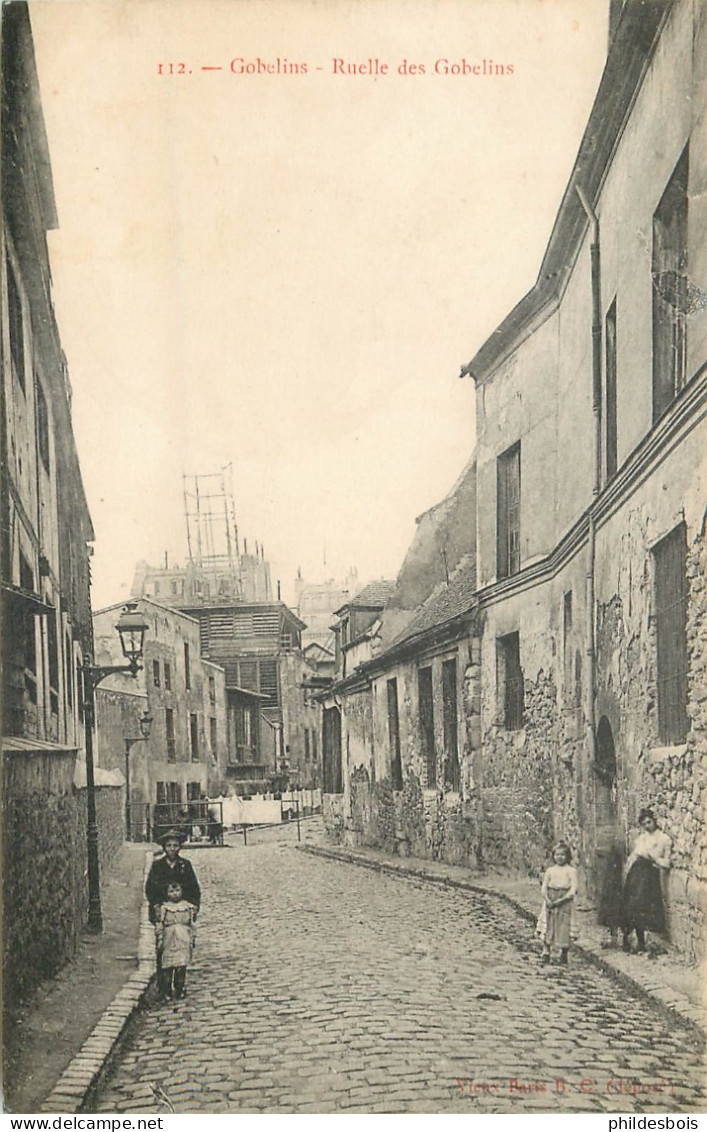 PARIS 13eme Arrondissement  Gobelins Ruelle Des Gobelins - Distretto: 13