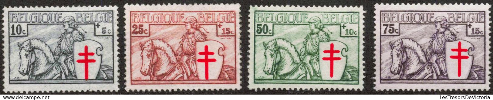 Timbres Belgique -1934 - Série Dite Chevalier - COB 394/400** MNH - Cote 625 - Nuevos