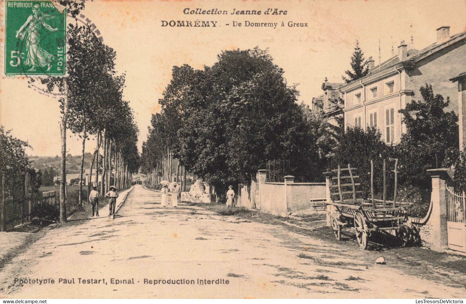 FRANCE - Domrémy - De Domrémy à Creux - Carte Postale Ancienne - Domremy La Pucelle