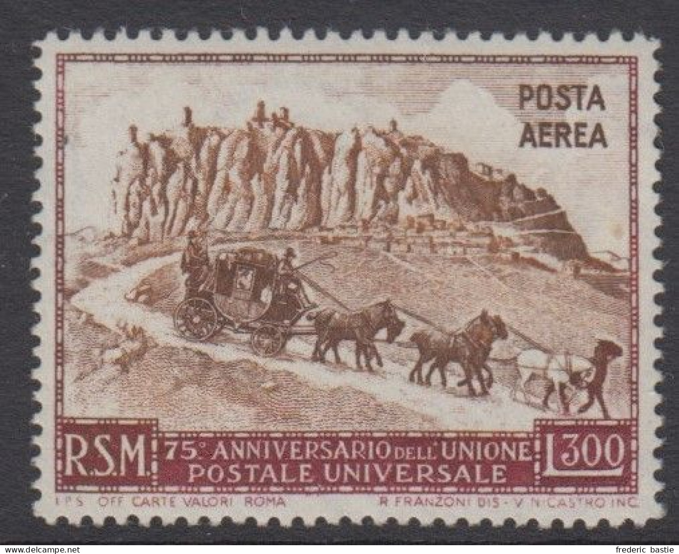 SAINT MARIN -  P.A. N° 73B * * -  Cote :  € - Airmail