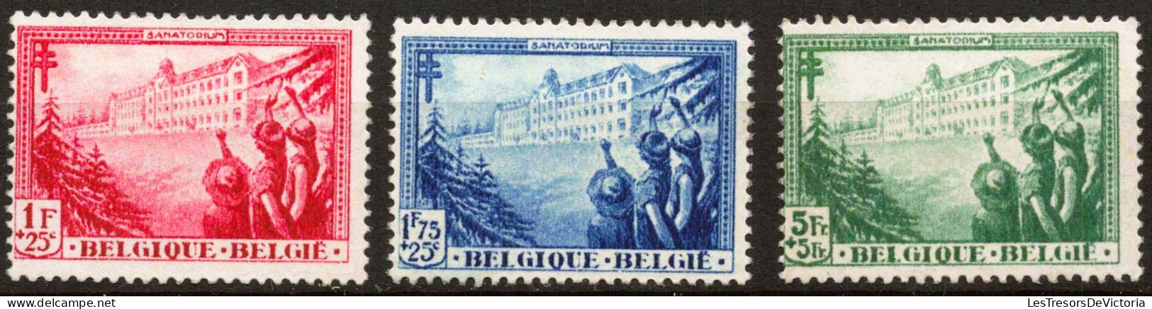 Timbres Belgique - 1932 - Série Dite Sana - COB 356/62** MNH - Cote 330 - Nuovi