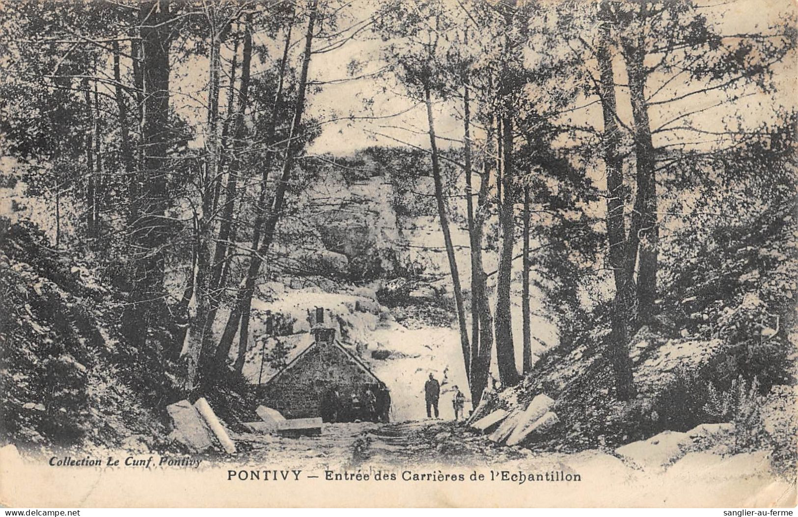 CPA 56 PONTIVY / ENTREE DES CARRIERES DE L'ECHANTILLON - Altri & Non Classificati