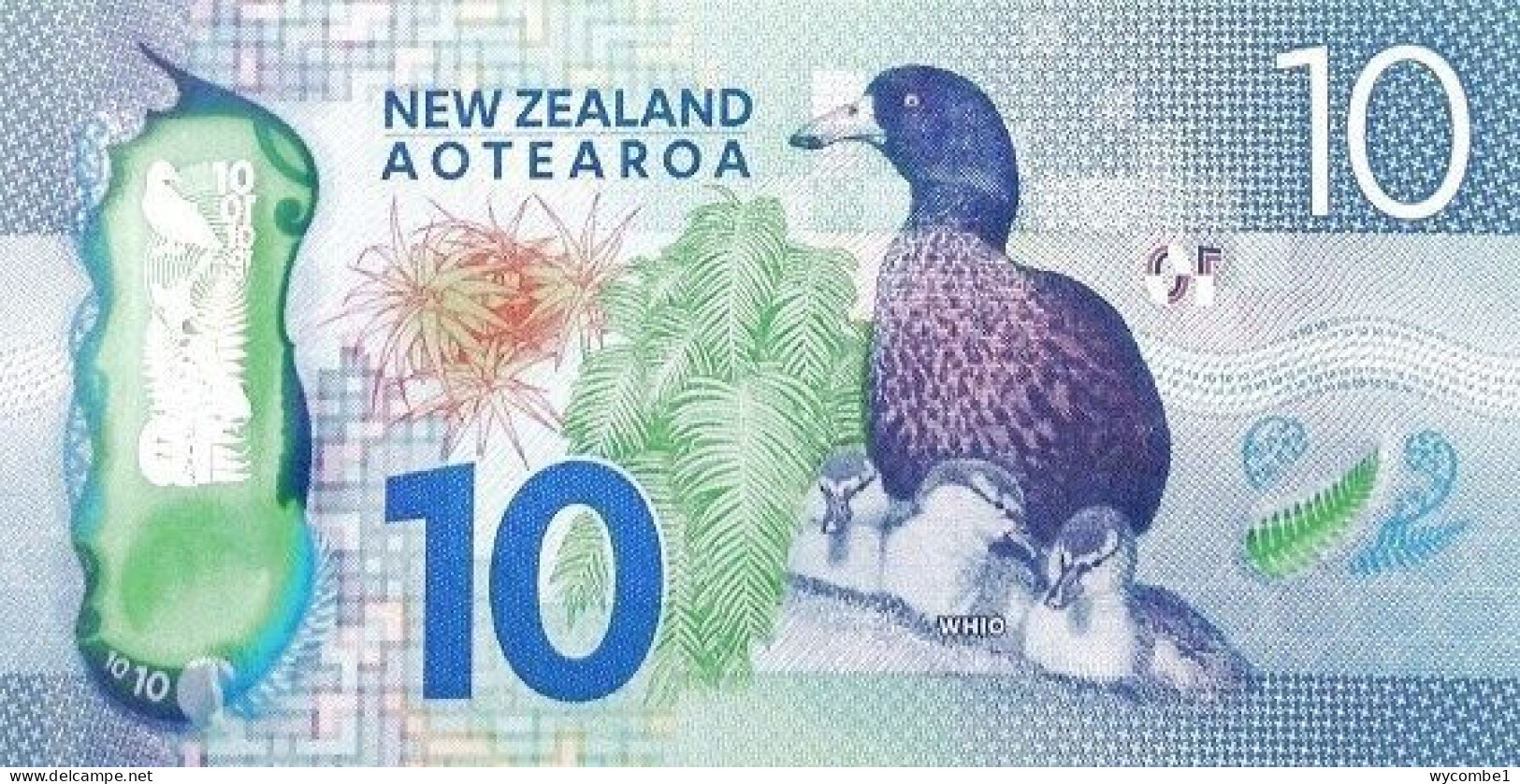 NEW ZEALAND - 2015 10 Dollars UNC - Nueva Zelandía