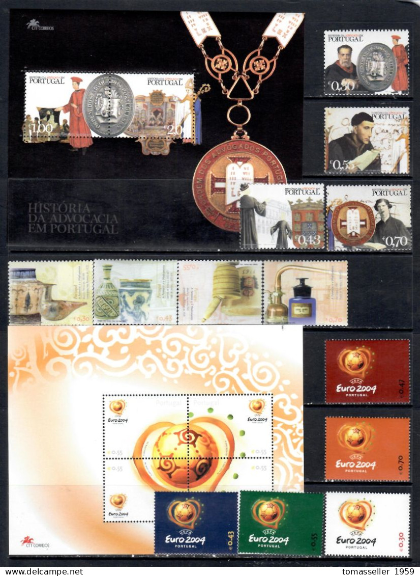 Portugal-2003- Year Set. 22 Issues-(stamps,s/s,booklets)-MNH** - Ganze Jahrgänge