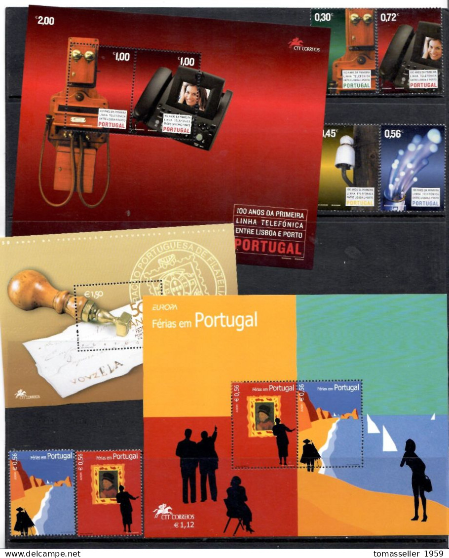 Portugal-2004- Year Set. 23 Issues-(stamps,s/s,booklets)-MNH** - Ganze Jahrgänge