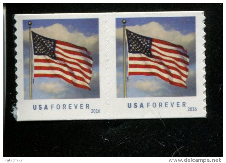 389912610 2016 SCOTT 5052 (XX) POSTFRIS MINT NEVER HINGED - PAIR OF FLAGS - Unused Stamps