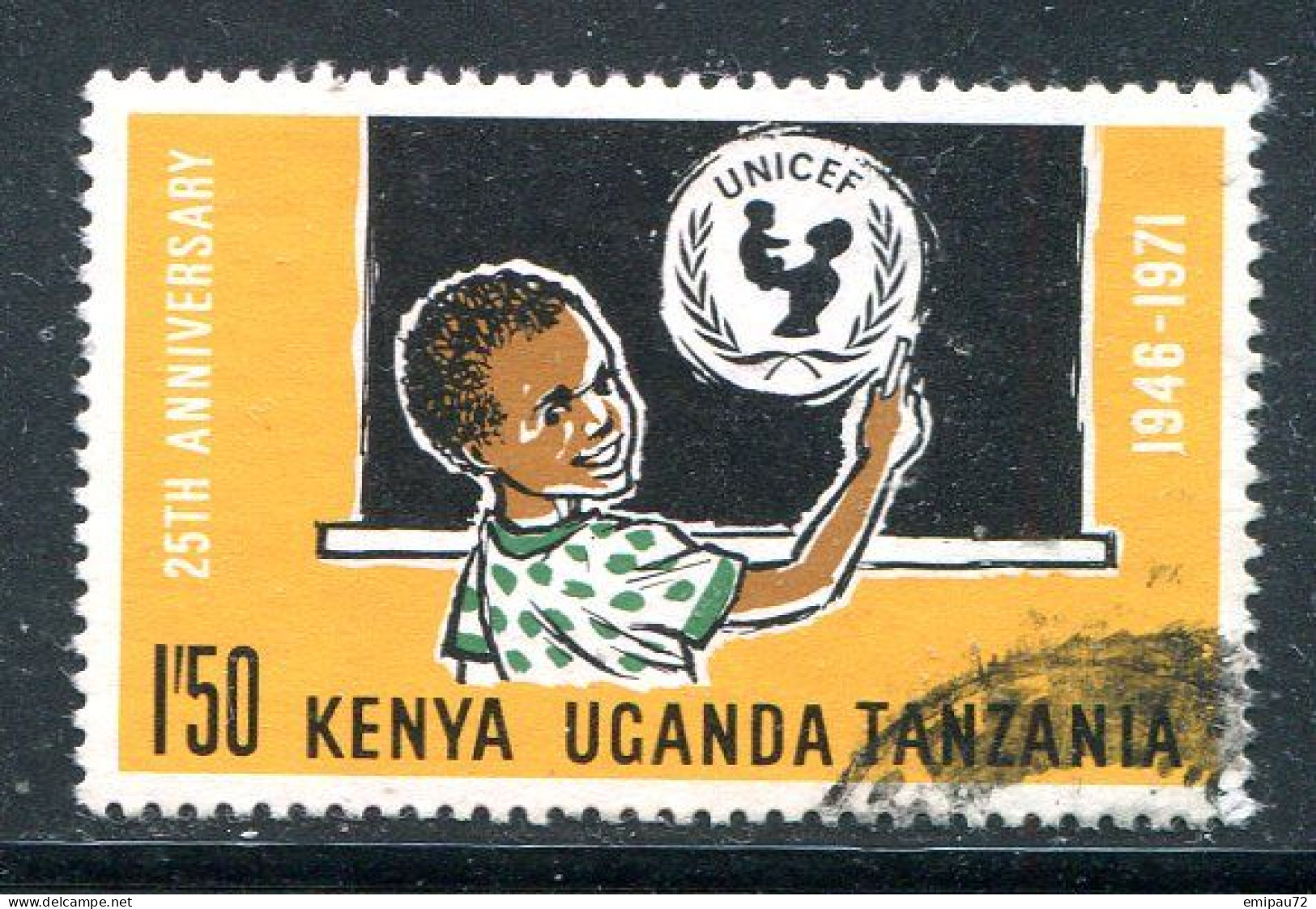 EST-AFRICAIN- Y&T N°233- Oblitéré - Kenya, Oeganda & Tanzania