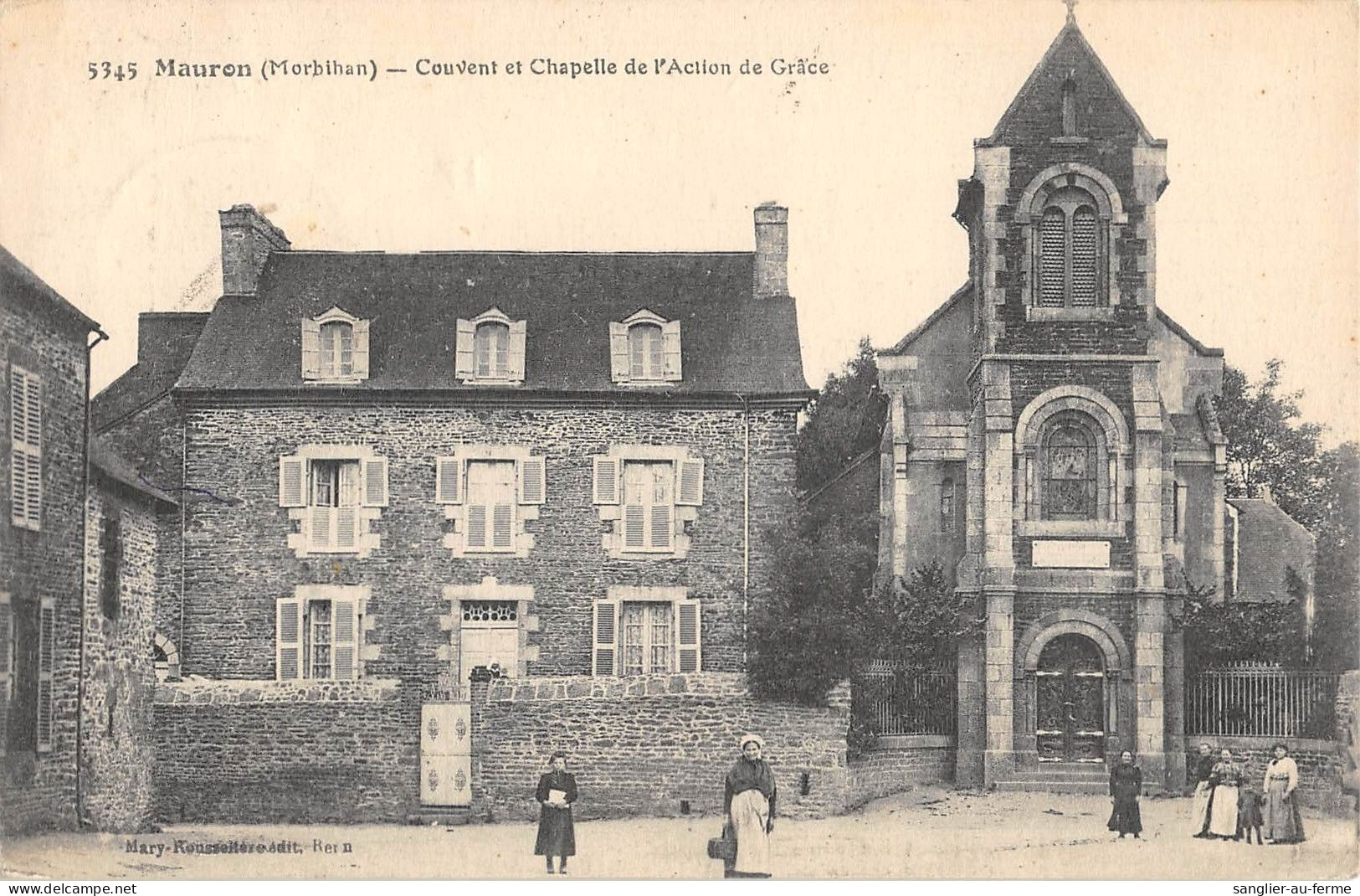 CPA 56 MAURON / COUVENT ET CHAPELLE DE L'ACTION DE GRACE - Altri & Non Classificati