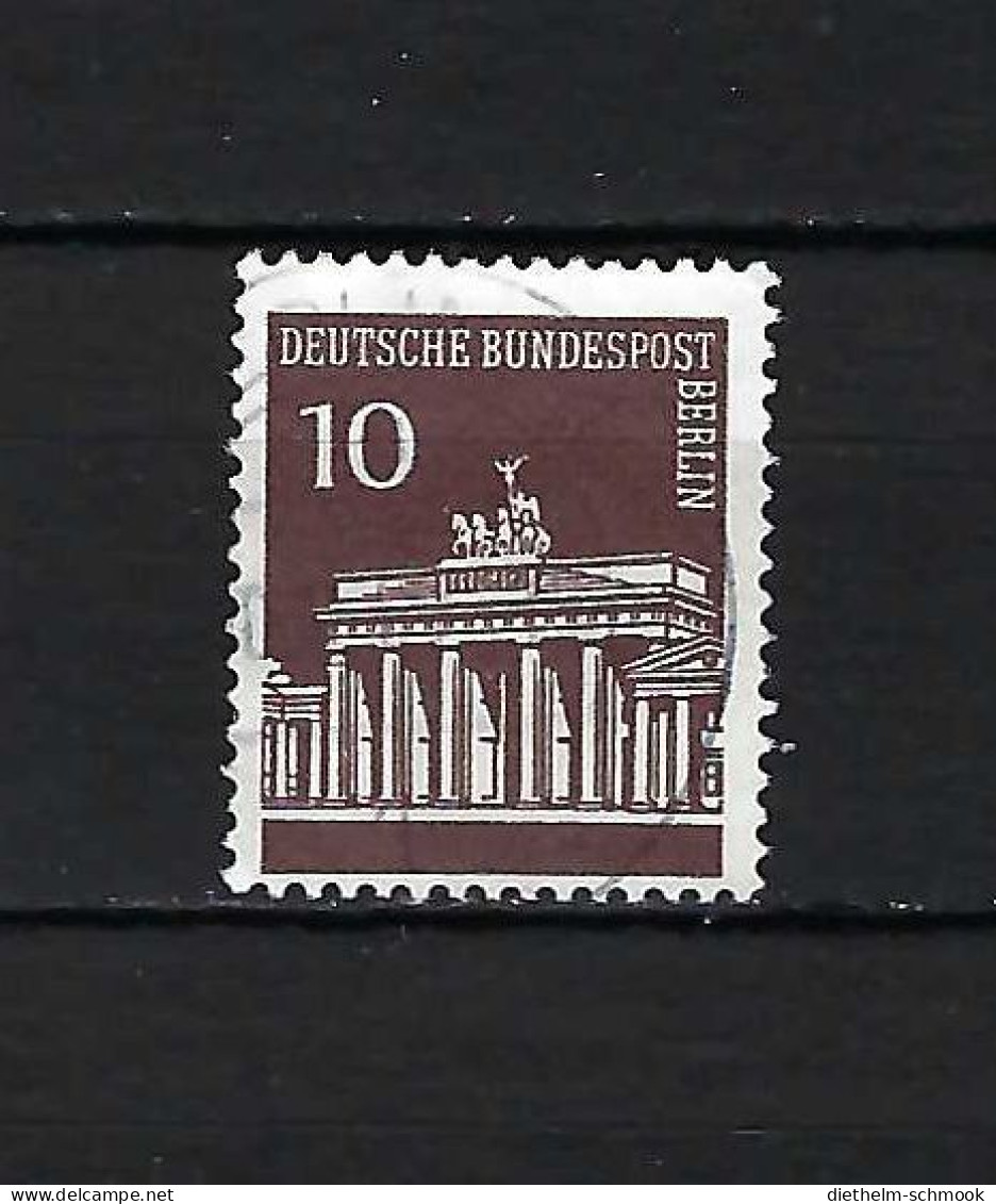 Berlin (114), 1966, Mi. 186R (m. Zählnummer) Gestempelt - Rollenmarken