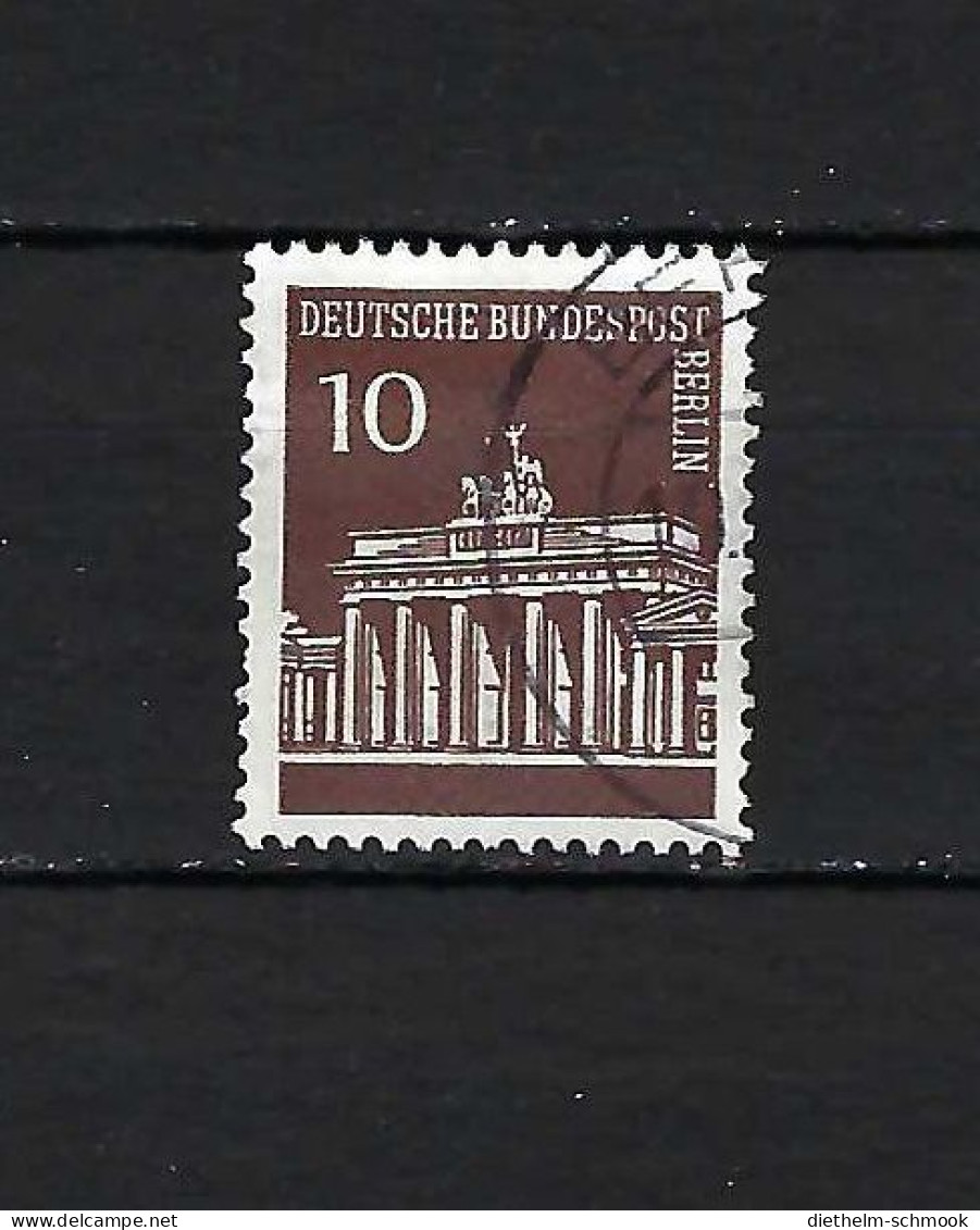 Berlin (113), 1966, Mi. 186R (m. Zählnummer) Gestempelt - Rollenmarken