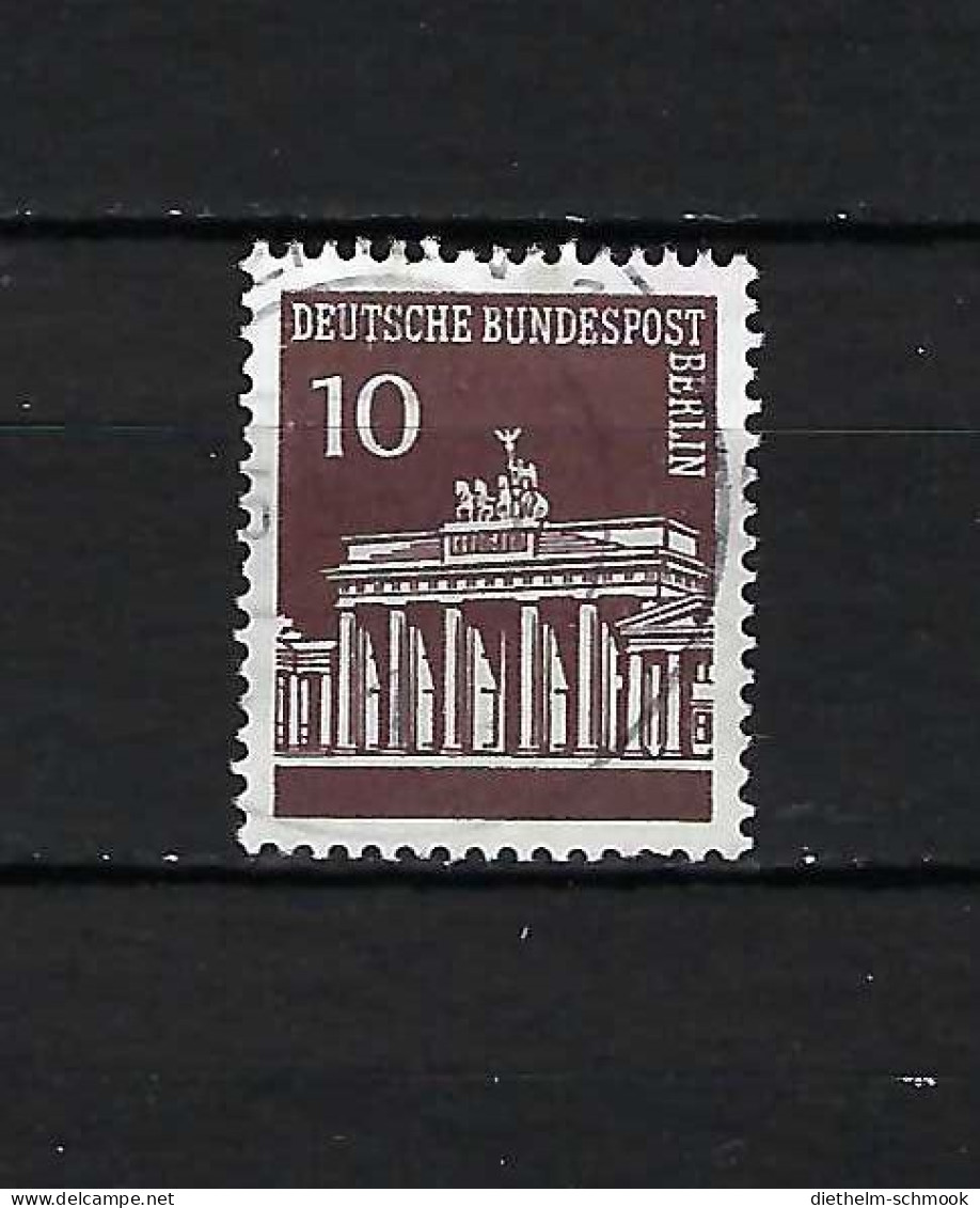 Berlin (111), 1966, Mi. 286R (m. Zählnummer) Gestempelt - Roulettes