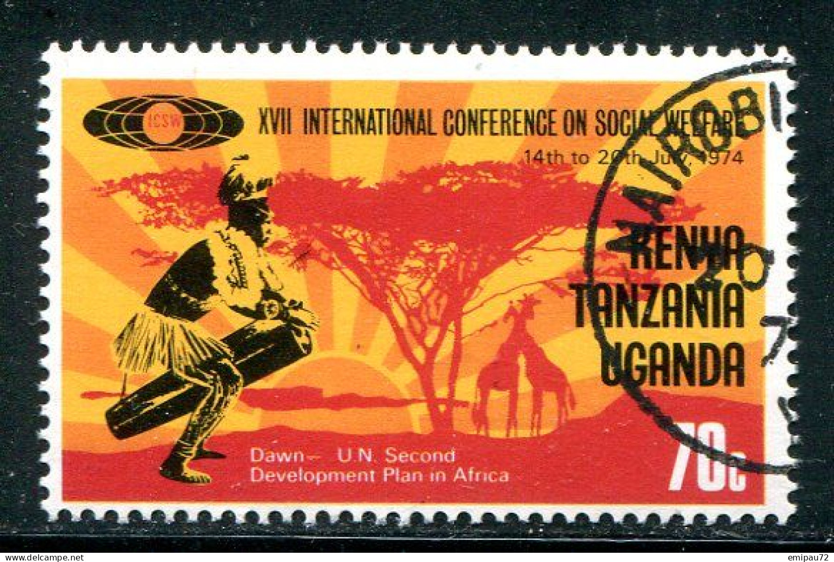 EST-AFRICAIN- Y&T N°274- Oblitéré - Kenya, Ouganda & Tanzanie