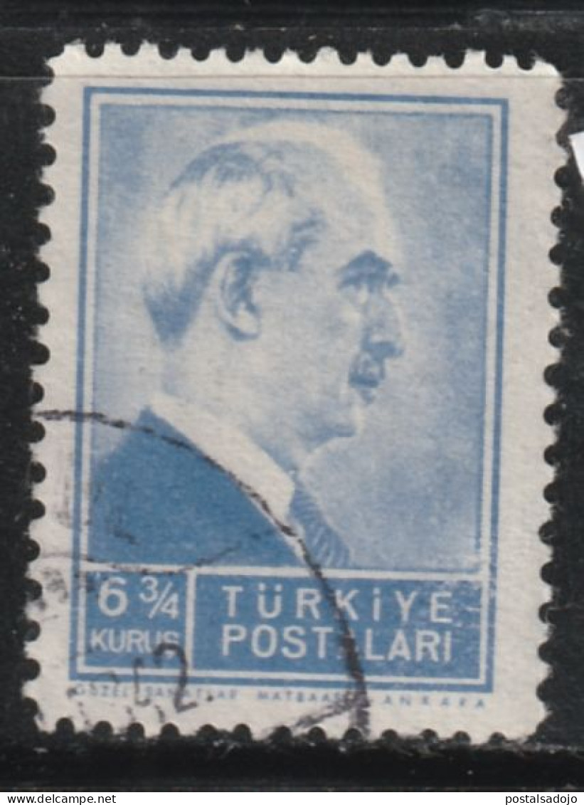 TURQUIE 857 // YVERT 1002 // 1943 - Used Stamps