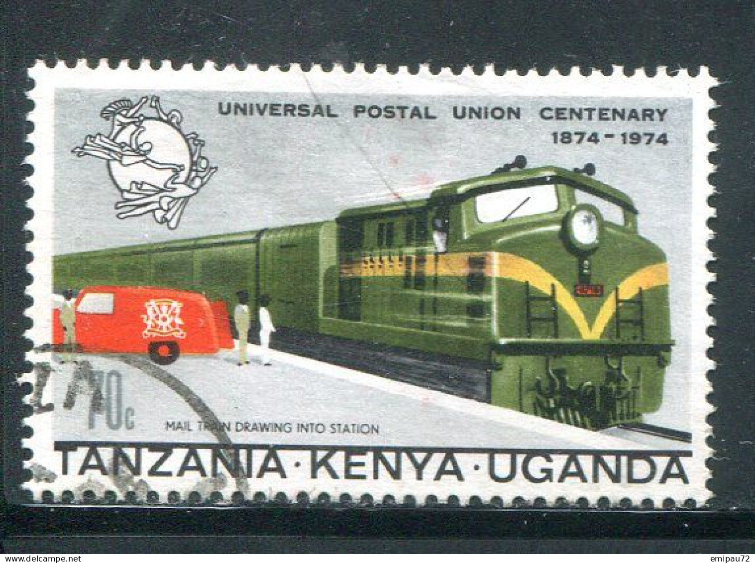 EST-AFRICAIN- Y&T N°278- Oblitéré (train) - Kenya, Uganda & Tanzania