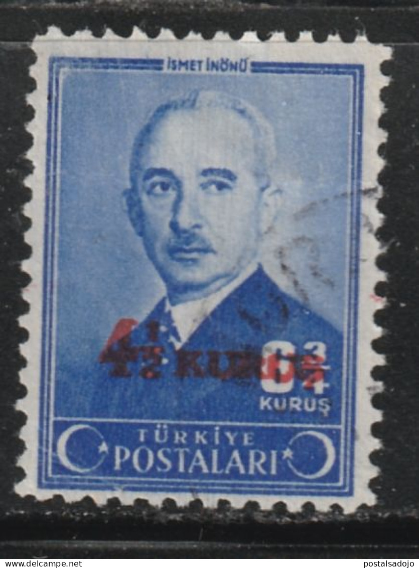 TURQUIE 859 // YVERT 1026 // 1945 - Used Stamps