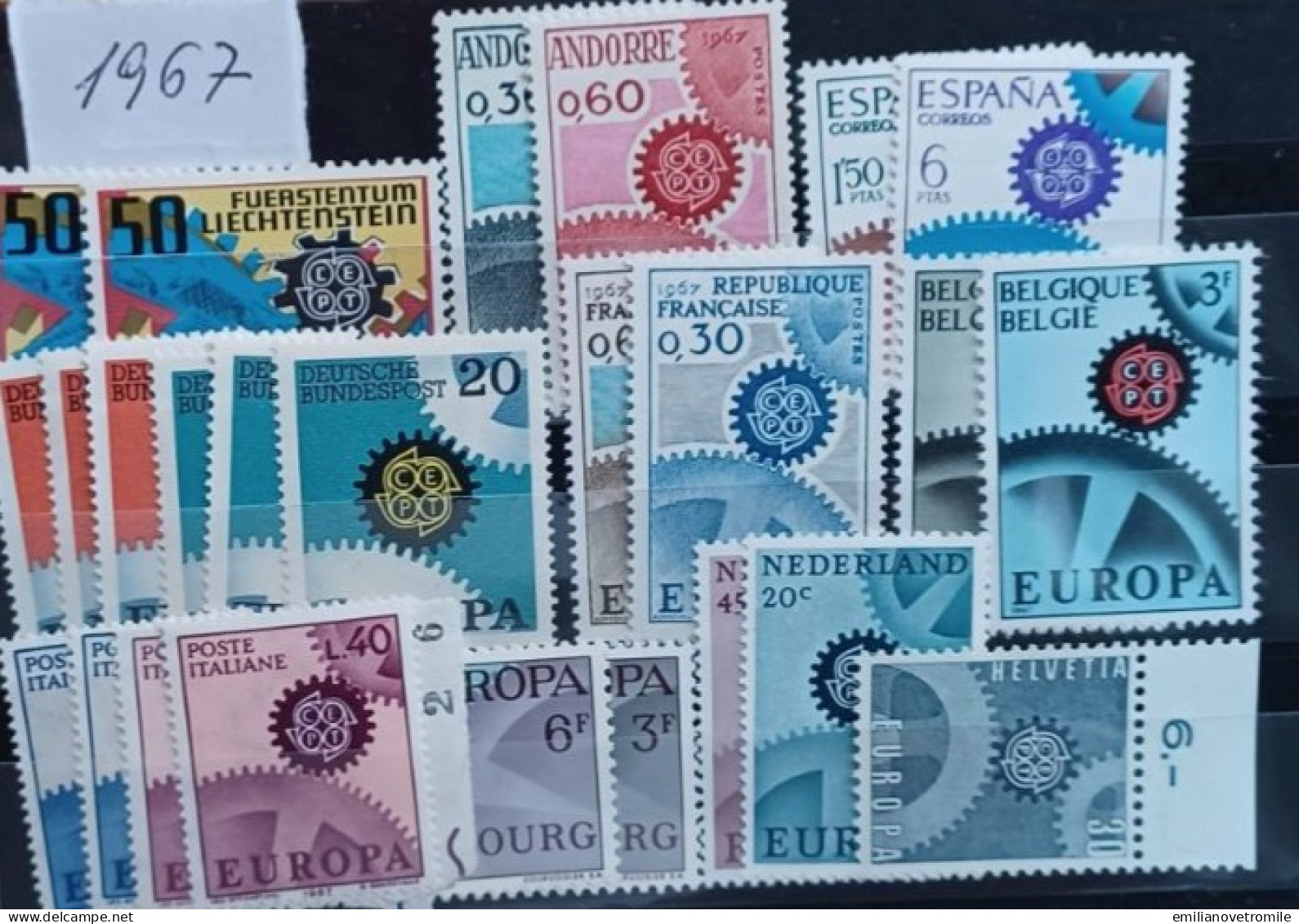 EUROPA CEPT LOTTO 120 VALORI (VEDI DESCRIZIONE) NUOVI - Collections