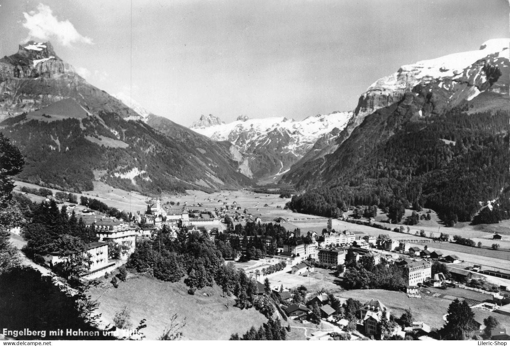 Engelberg OW Mit Hahnen Und Titlis Cpsm 1959 - Engelberg