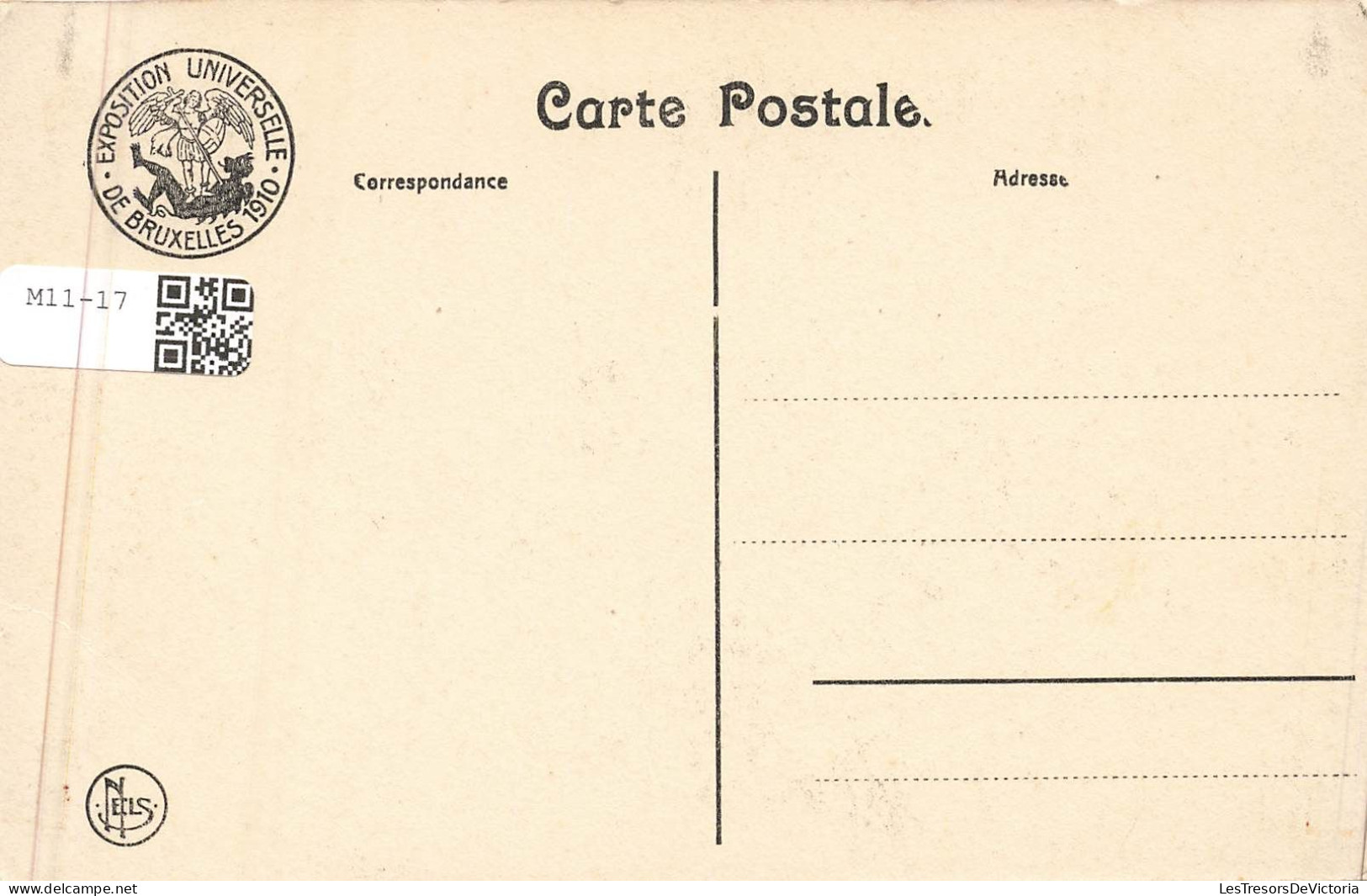 BELGIQUE - Bruxelles - Section Française - Palais Des Colonies - Carte Postale Ancienne - Expositions Universelles