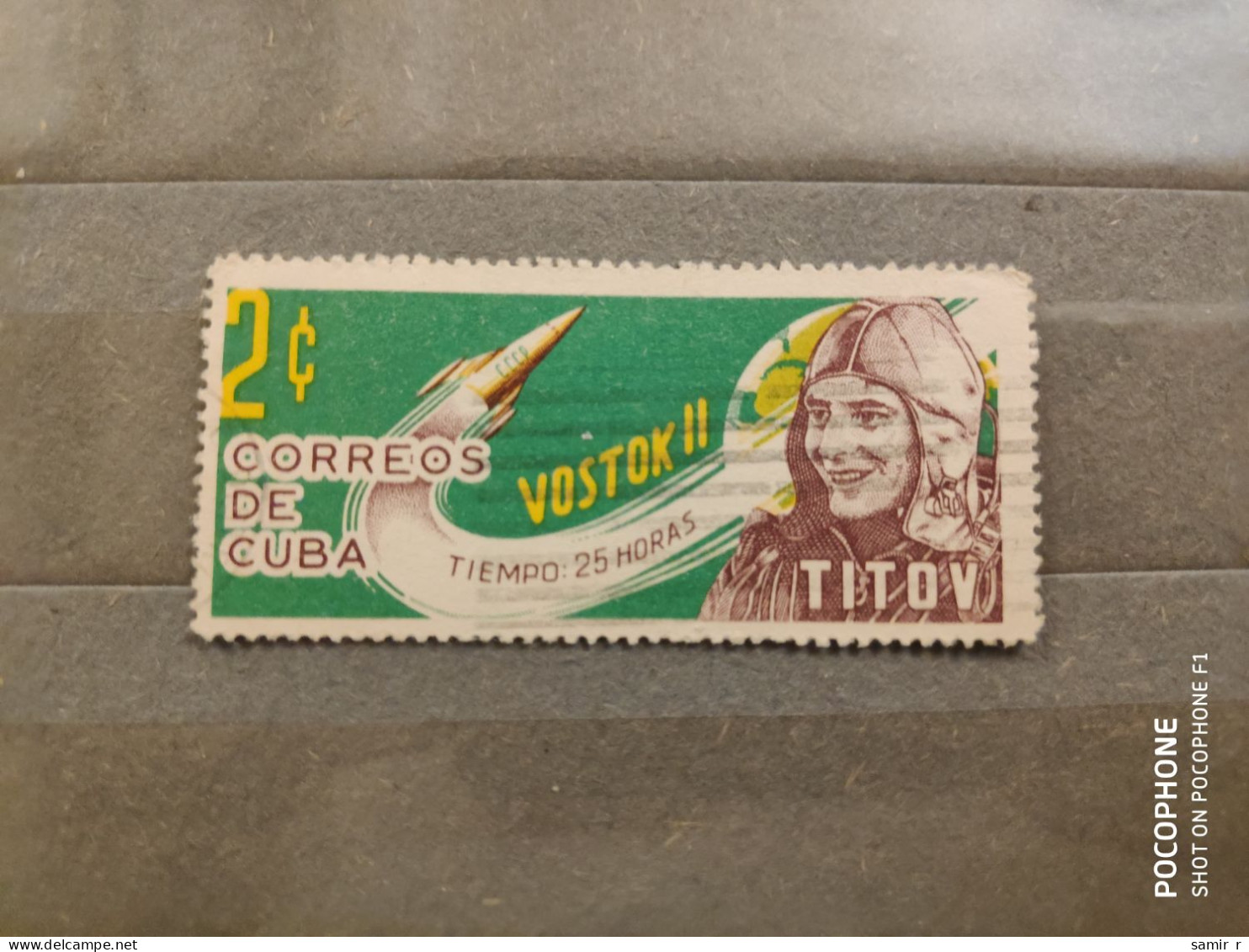 1964  Cuba	Space (F40) - Used Stamps