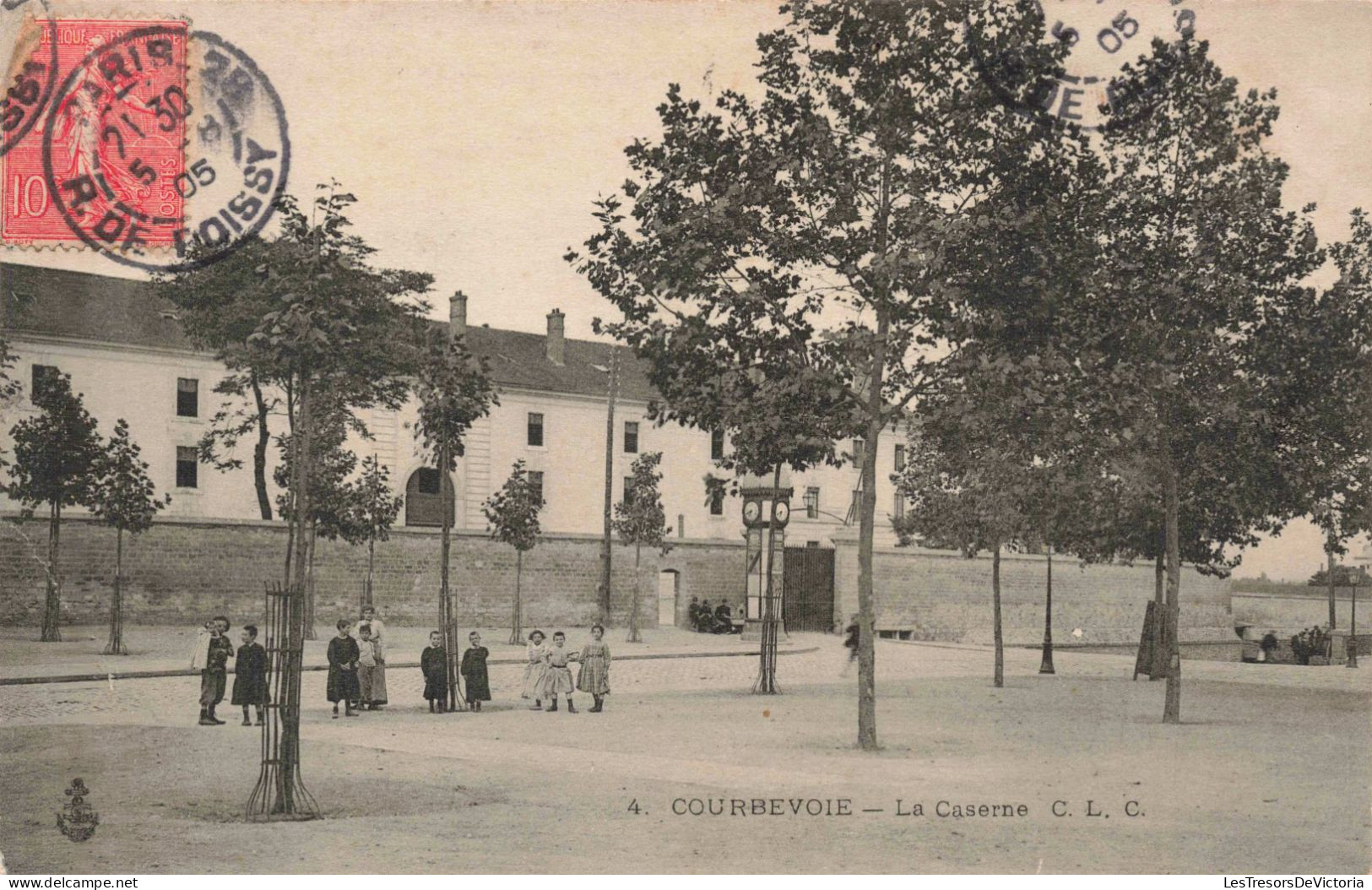 FRANCE - Courbevoie - La Caserne - CLC - Carte Postale Ancienne - Courbevoie