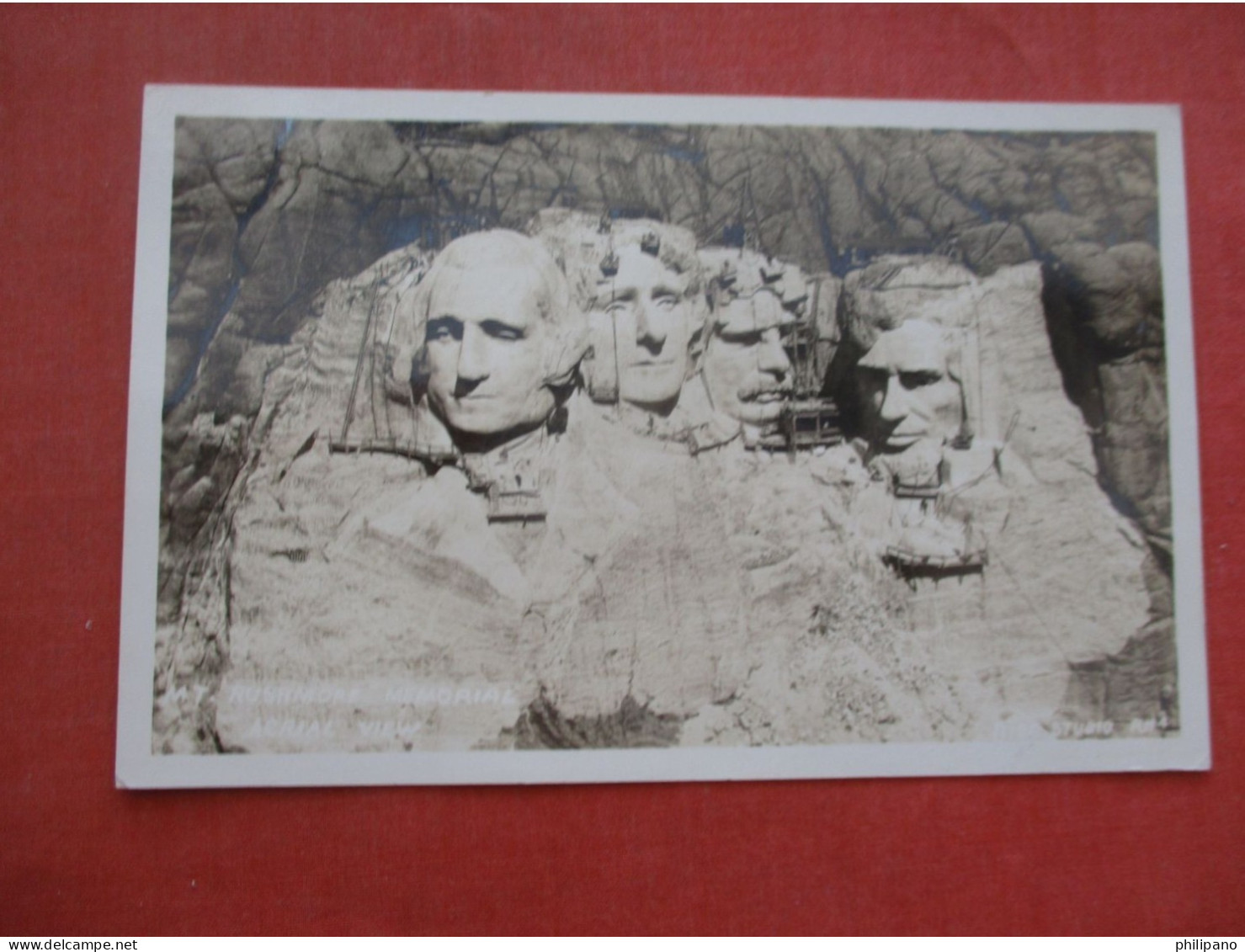 RPPC  Under Construction.  Mount Rushmore  South Dakota > Mount Rushmore  Ref  6193 - Mount Rushmore