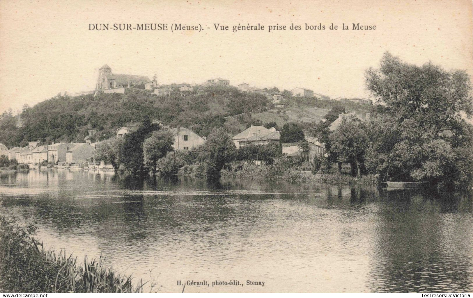 FRANCE - Dun Sur Meuse - Vue Générale Prise Des Bords De La Meuse - Carte Postale Ancienne - Dun Sur Meuse