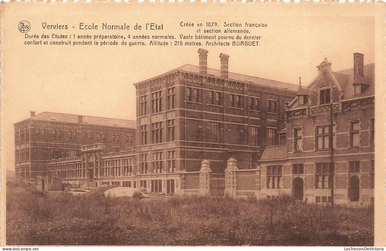 BELGIQUE - Verviers - Ecole Normale De L'Etat - Carte Postale Ancienne - Verviers