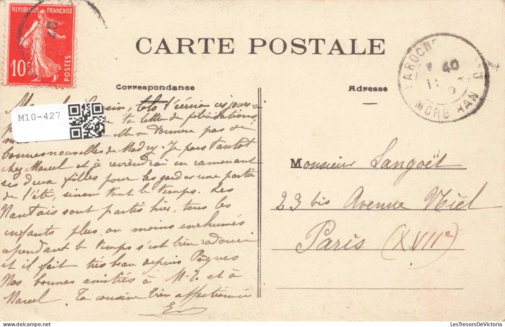 FRANCE - La Roche Bernard - Un Coin De La Garenne Et Le Pont - Carte Postale Ancienne - La Roche-Bernard